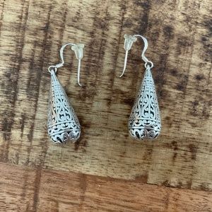 Silver earrings